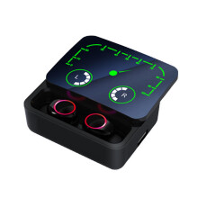 Wireless Earbuds - RNCYN - TWS M90 Max - Touch Control - Black - In-Ear - 50mAh/2000mAh Battery