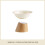 Raised Ceramic Bowls Phoesky 200ml 14x11 cm Ανοιχτό Ρύζι Λευκό Γωνιακή 1