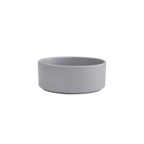 Κεραμικό Μπολ για Κατοικίδια Phoesky 400ml 13cm Γκρι Αργή