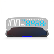 Head-Up Display GPS para Carro - RNCYN - C7 Head-Up Display - Ecrã de 3,5 polegadas - LED azul