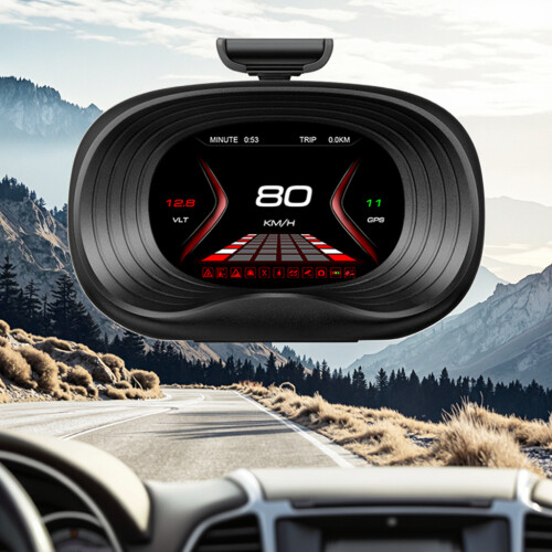HeadUp Display Αυτοκινήτου RNCYN Μοντέλο P20 OBD2 + GPS Gauge Ταχύμετρο