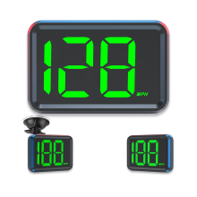 Visor GPS Universal - RNCYN - Modelo X1 - Sistema GPS Incorporado - Compatibilidade Universal