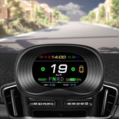 Head-Up Display de Carro - RNCYN - T20 - Ecrã LCD de 3 polegadas - Facímetro - Leitor de Códigos Multifunções