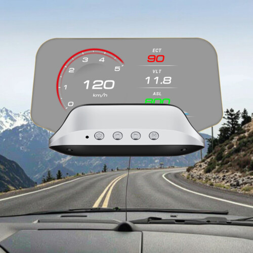 HeadUp Display Αυτοκινήτου RNCYN Οθόνη LCD 3,5 ιντσών Ανάλυση 800x480