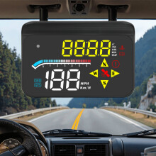 Ecrã Head-Up do Carro - RNCYN - M17 - Ecrã HD de 3,5 polegadas - OBD2 + Função GPS - Medição de Velocidade