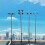 Easy Assembly High Mast Light Model HO Scale for Quick Mount LED No2 light warm white 10