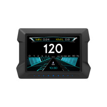 Velocímetro GPS OBD2 - RNCYN - Heads-Up Display HUD - Multilíngue (12 Línguas) - Alarme de Baixa Tensão