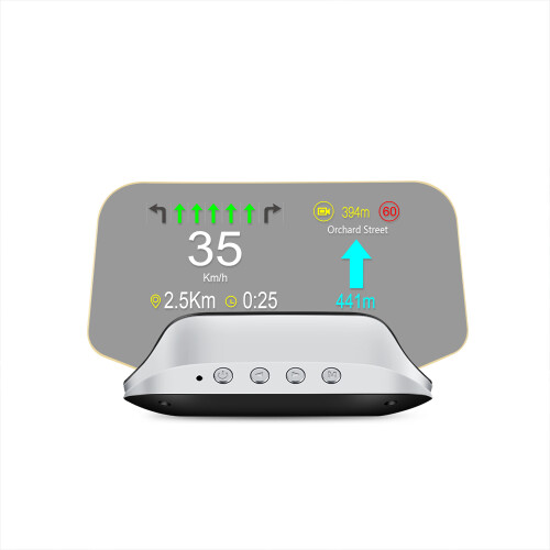 Car HeadUp Display RNCYN Έγχρωμη οθόνη 5 ιντσών Ανάλυση 800x480