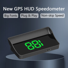 GPS Head-Up Display voor auto - RNCYN - Model W1 - USB Type-C - Snelheidsmeter - Voorruitmeter