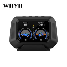 Auto Head-Up Display - RNCYN - P21 HUD - Ingebouwde OBD2 en GPS - 50-200 Verstelbaar Overspeed-alarm