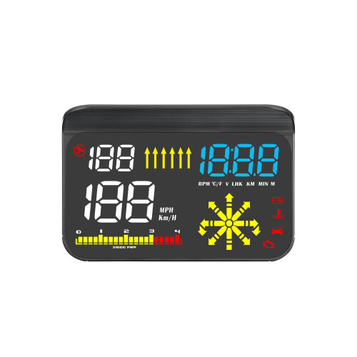 HeadUp Display Αυτοκινήτου RNCYN Προβολή HUD Οθόνη M15