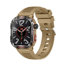 Montre intelligente de sport - RNCYN - HT29 - Étanche - Réponse aux appels - Lampe de poche - Grand écran 2.01 pouces