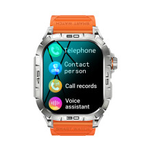 RNCYN K63 Smart Sportshorloge - 1,96-inch AMOLED - Bluetooth-bellen - Hartslagmeting