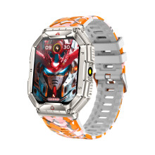 Montre intelligente sport - RNCYN - KR82 - 2.01 pouces AMOLED - Appel BT - Tracker d'activité - 650mAh