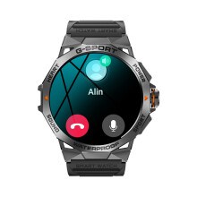 Montre intelligente AMOLED - RNCYN - Écran HD 1.43 pouces - Appel BT - Moniteur fréquence cardiaque