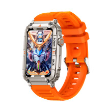 Bracelet de montre intelligente - RNCYN - KR88 - Assistant vocal AI - Appel BT - Suivi de fitness - Oxygène du sang