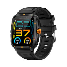 Montre intelligente étanche - RNCYN - KT71 - 1.96 pouces HD - IP68 - Bluetooth 5.3 - Android et IOS - Gel de silice