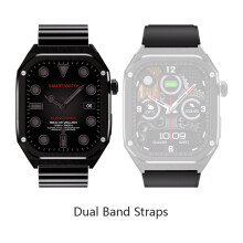 Waterdichte smartwatch - RNCYN - 1,96-inch AMOLED-scherm - HD40 - Bloeddrukmeting