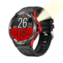 Montre intelligente d'extérieur - RNCYN - KT76 - Écran HD 1.53 pouces - Étanche IP68 - Appel BT - Tracker multisport