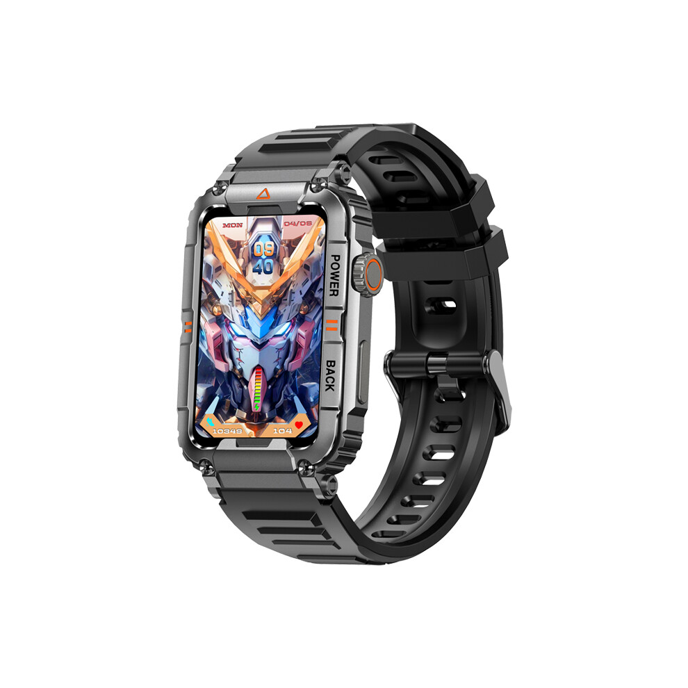 Smart Watch Strap - Rncyn - Kr88 - Ai Voice Assistant - Bt Call - Fitness Tracking - Blood Oxygen 9106058545157