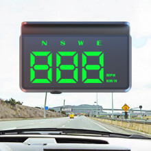 Head-Up Display do Carro - RNCYN - Modelo W2s - GPS incorporado - Plug-and-Play - Compatível com todos os veículos