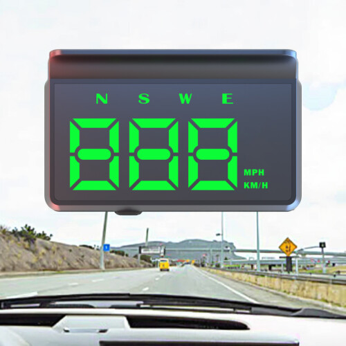 Car HeadUp Display RNCYN Μοντέλο W2s Ενσωματωμένο GPS PlugandPlay Συμβατό