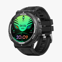 Montre intelligente étanche - RNCYN - KT75 - Lampe de poche puissante - Écran HD 1.53 pouces - Appel BT
