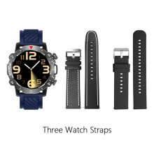 Montre intelligente pour hommes - RNCYN - LG78 Pro - Trois sangles - Écran tactile 1.52 pouces - 360x360 - TFT IPS