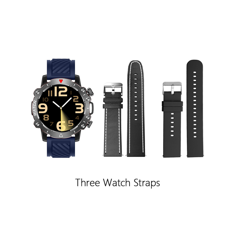 Men's Smart Watch - Rncyn - Lg78 Pro - Three Straps - 1.52 Inch Touchscreen - 360X360 - Tft Ips 9106058545706