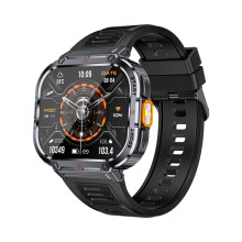 Montre intelligente d'extérieur - RNCYN - NX23 - Écran AMOLED 2.0 pouces - Lampe de poche puissante - IP68 étanche