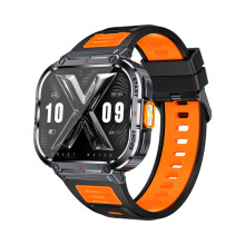 Montre intelligente multi-sports - RNCYN - NX23 - 2.0 pouces - Appel BT - Musique - Fréquence cardiaque