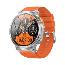 Montre intelligente d'extérieur - RNCYN - K66 - 1.85 pouces - 360x360 - Appel BT - Étanche IP67 - Android, iOS