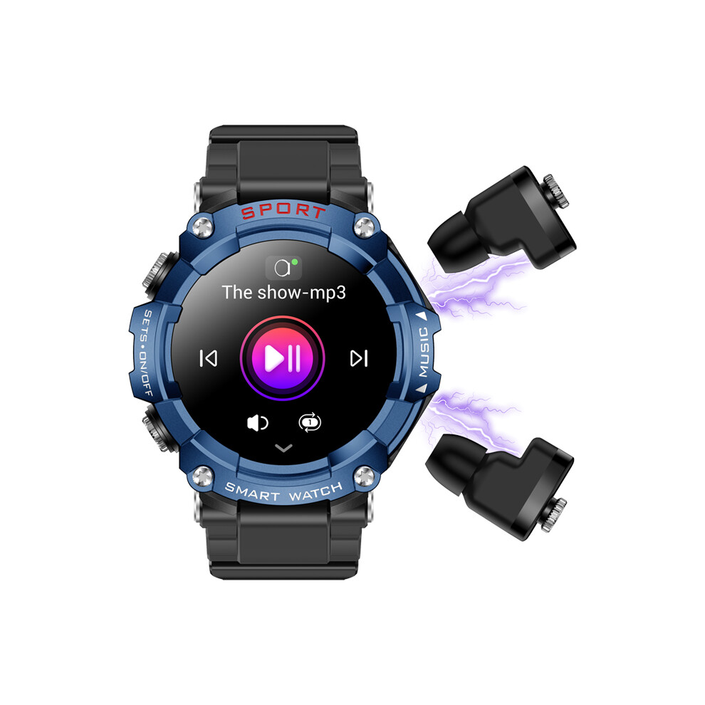 Smart Watch With Wireless Earbuds - Rncyn - T96 - Bt Call - Heart Rate - Blood Pressure 9106058548349