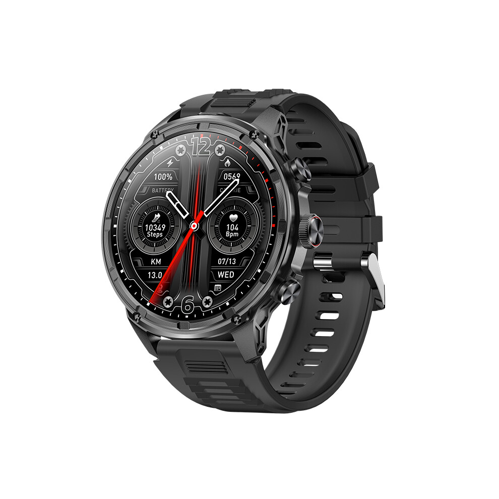 Sports Smart Watch - Rncyn - V99 - 1.85 Inch - Ips Screen - Bt Call - Silicone Black 9106058548790