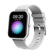Montre intelligente avec appel BT - RNCYN - ZL54J - Argent - Tracker santé - Tension artérielle - Fréquence cardiaque