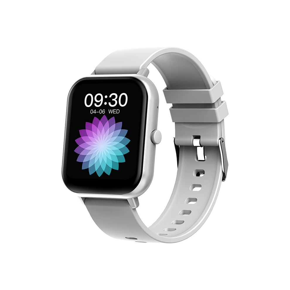 Smart Watch - Rncyn - 1.83 Inch Screen - Bt Call - Heart Rate - Step Counter - Ip67 Silver 9106058549858