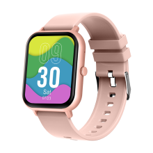 Montre intelligente - RNCYN - ZL54J - Appel BT - Smart Health Tracker - Tension artérielle - Fréquence cardiaque - Rose