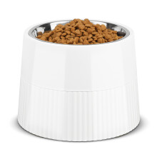 Raised Pet Bowls Phoesky 450 ml 13.2x13 cm Ανοξείδωτο ατσάλι Λευκό