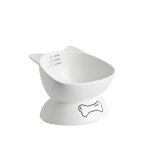 Κεραμικό μπολ για κατοικίδια Phoesky 360 ml 17x9 cm Λευκό