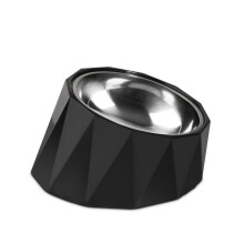 Μπολ γάτας από ανοξείδωτο ατσάλι Phoesky 163x163x110 mm 300 ml