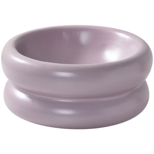 Κεραμικό μπολ για κατοικίδια Phoesky Donut Design Μωβ 350 ml 18x8 cm