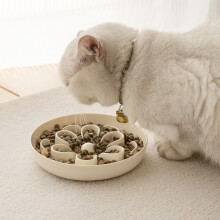Slow Pet Feeder Phoesky Σχήμα λουλουδιού Λευκό Μελαμίνη 159x159x22 mm 0