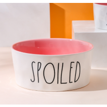 Κεραμικό μπολ για κατοικίδια Phoesky Ροζ 2100 ml 21x9.5 cm