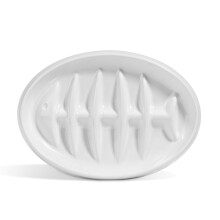 Slow Feed Dog Bowl Phoesky Λευκό 210x148x26 mm 50g Οβάλ Μελαμίνη Βιώσιμη