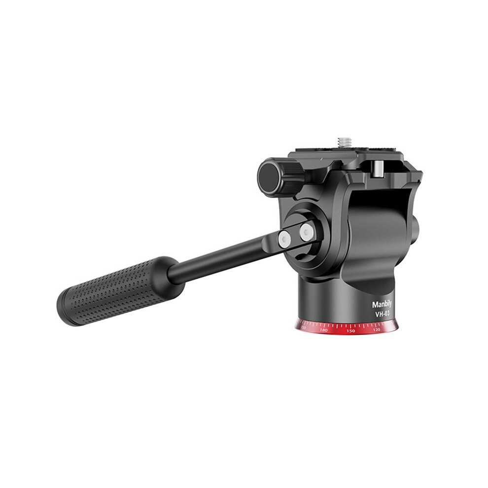Manbily Video Camera Hydraulic Professional Damping Quick Release Plate Overhead Shooting Horizontal Vertical Tripod 6032726668749