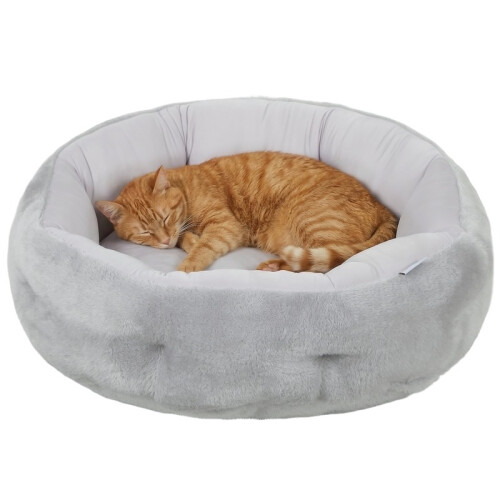 Cama reversible para gatos, cama para perros pequeños de interior