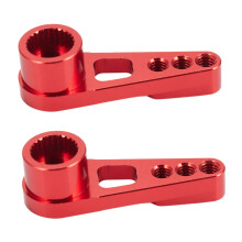 2 Pcs 25T Servo Arm Horn for A949 A959-B A969 A979 K929 RC Car Parts,Red