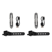 2X Skateboard Lights USB Rechargable Longboard Safety Lights Skateboard Tail Lights for Electric Skateboard Longboard