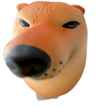 20x Egg Dog Shiba Inu Realistic Egg Shape Desk Decor Dog & Egg Union Decoration for Home Offices Fun Christmas Gifts