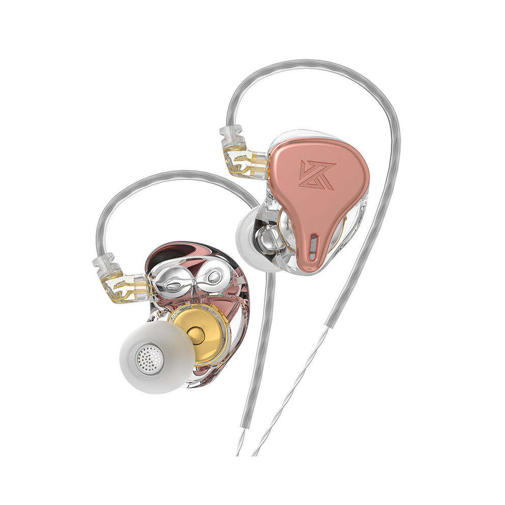 Noise-Cancelling In-Ear Headphones - Rncyn - Dq6s - Metal - 3.5Mm - 12Î© Impedance Black/Pink 9106058523643